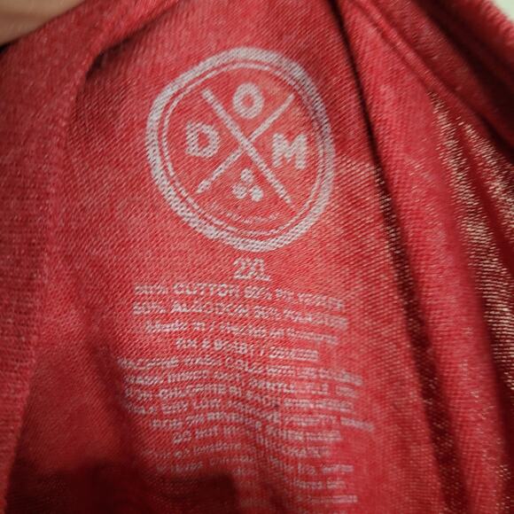 Red DOM "NOT TODAY SATAN" Graphic T-Shirt - 2XL - Picture 3 of 12